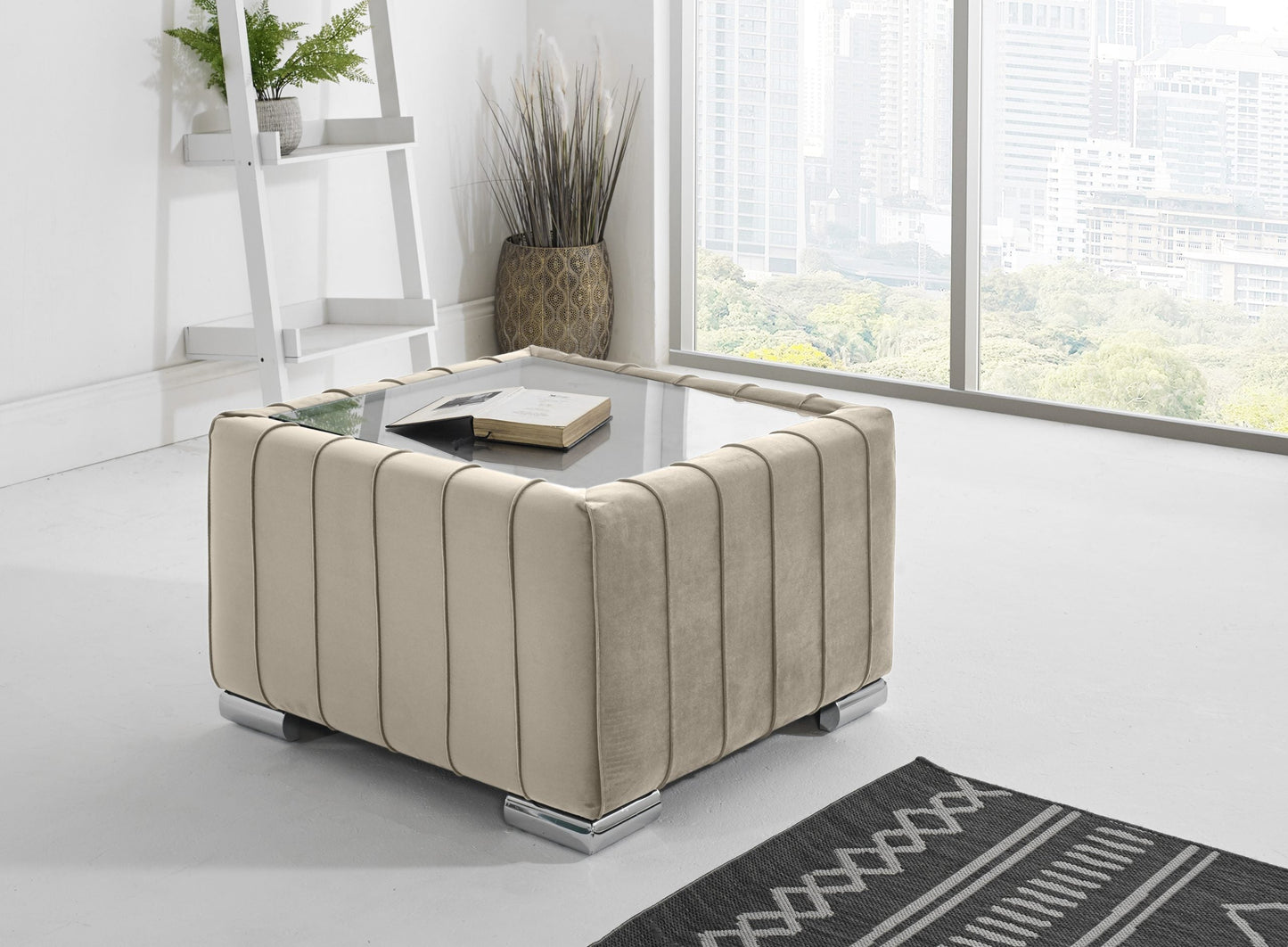 LILLY FULLBACK CORNER SOFA WITH PLUSH CUSHIONS