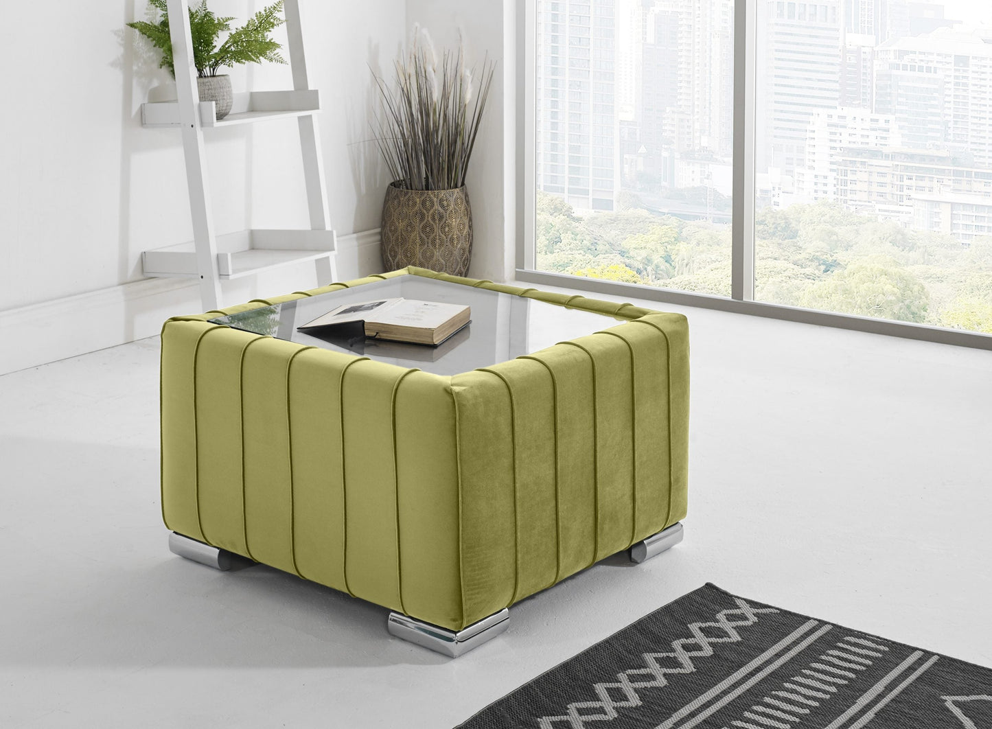 LILLY FULLBACK CORNER SOFA WITH PLUSH CUSHIONS