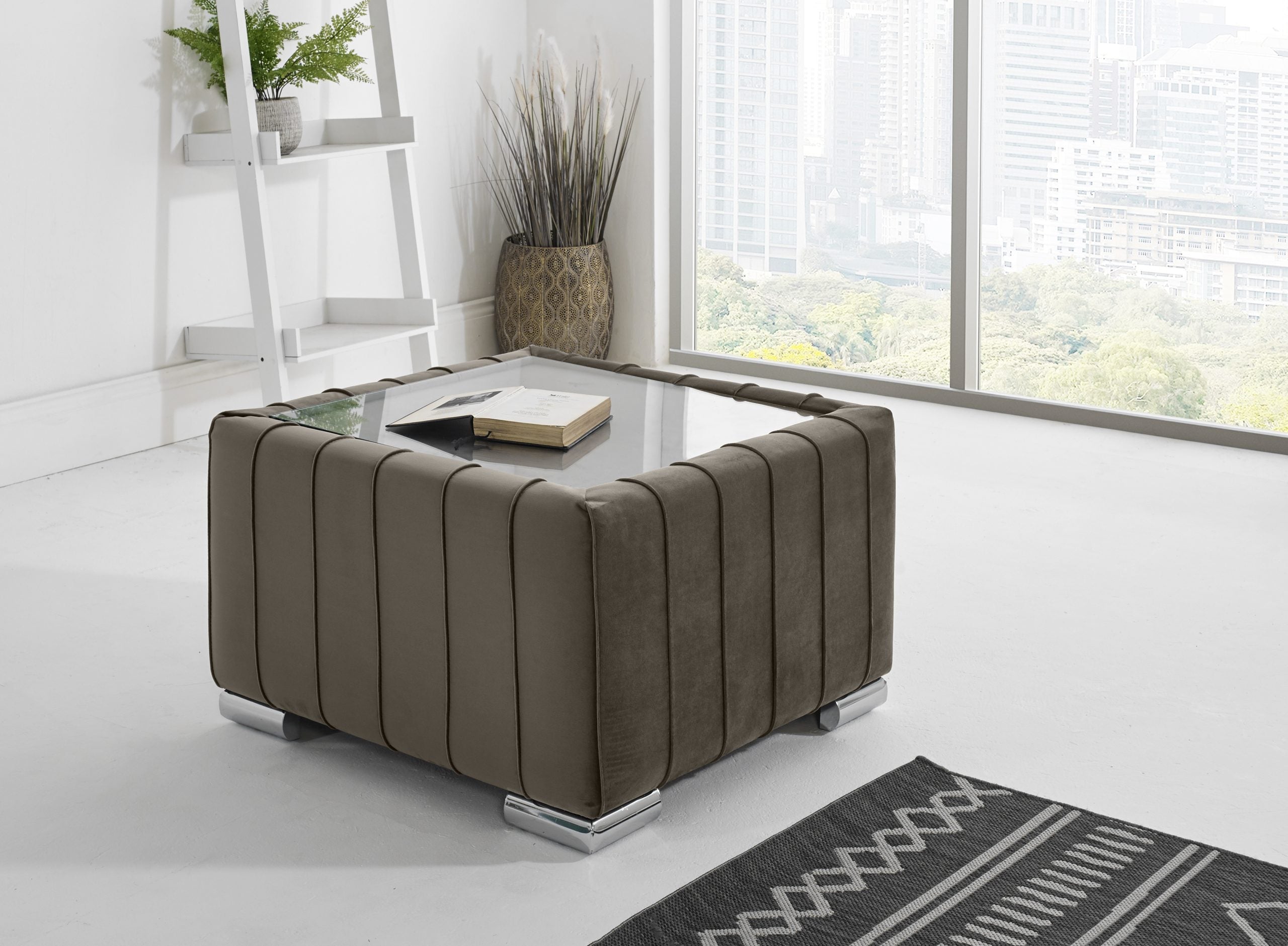 LILLY FULLBACK CORNER SOFA WITH PLUSH CUSHIONS