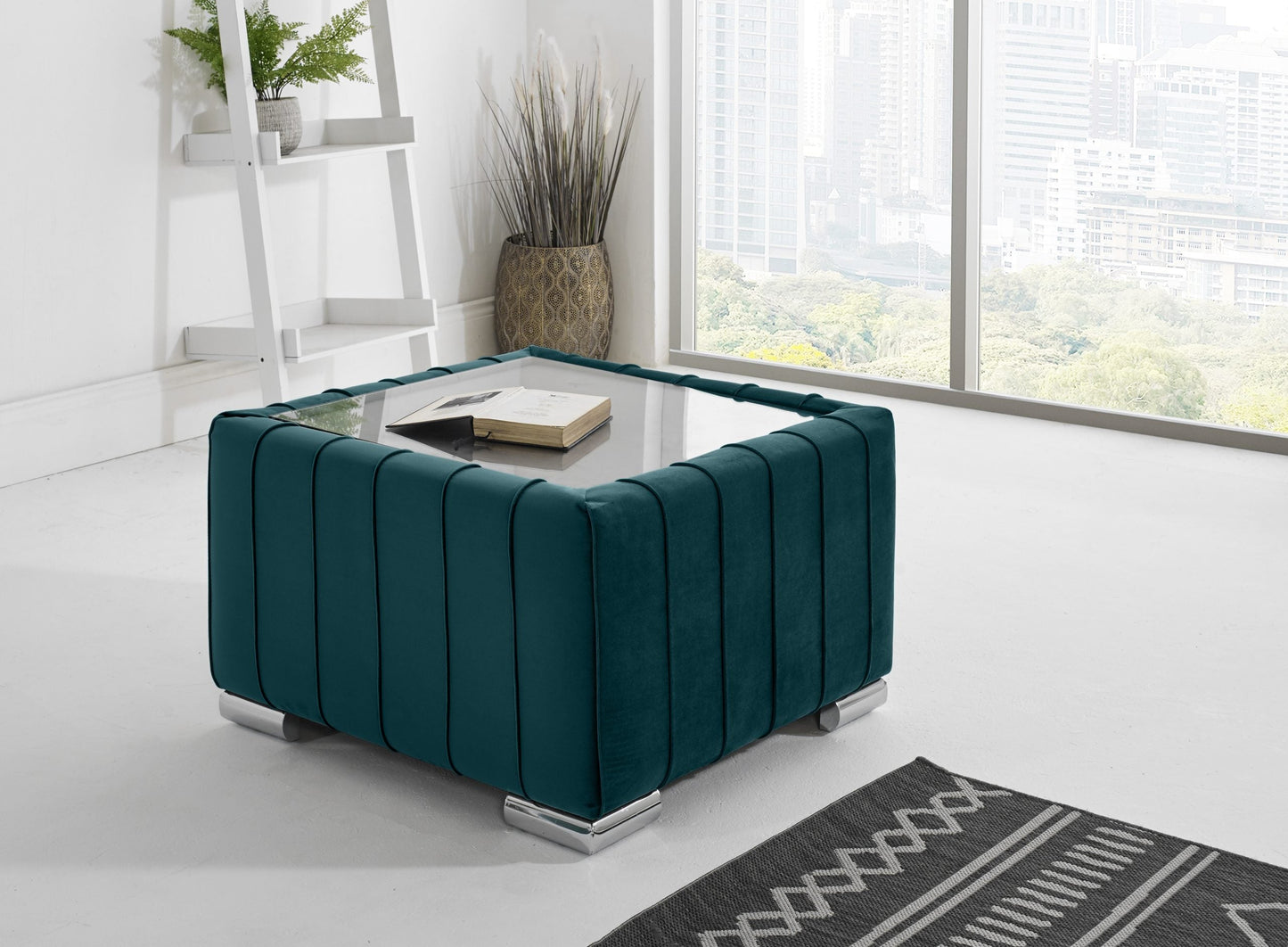 LILLY FULLBACK CORNER SOFA WITH PLUSH CUSHIONS