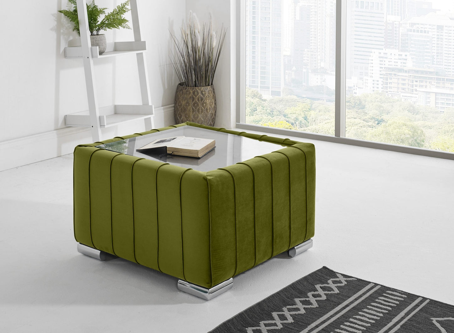 LILLY FULLBACK CORNER SOFA WITH PLUSH CUSHIONS