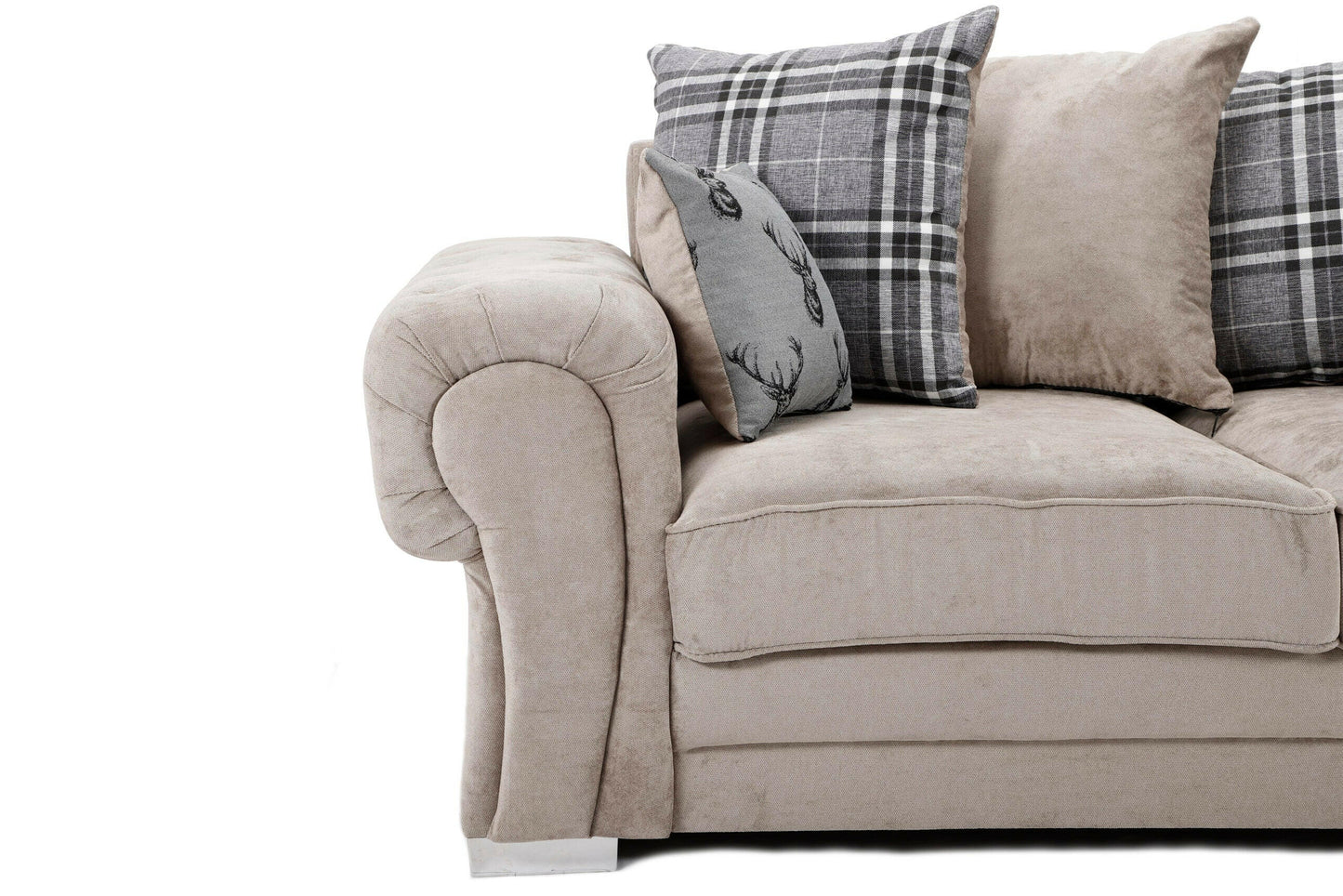 VERONA SCATTER BACK CORNER SOFA MINK