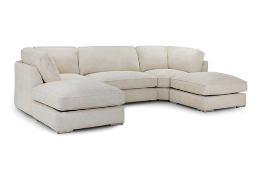 U-SHAPE BOUCLE FABRIC SOFA