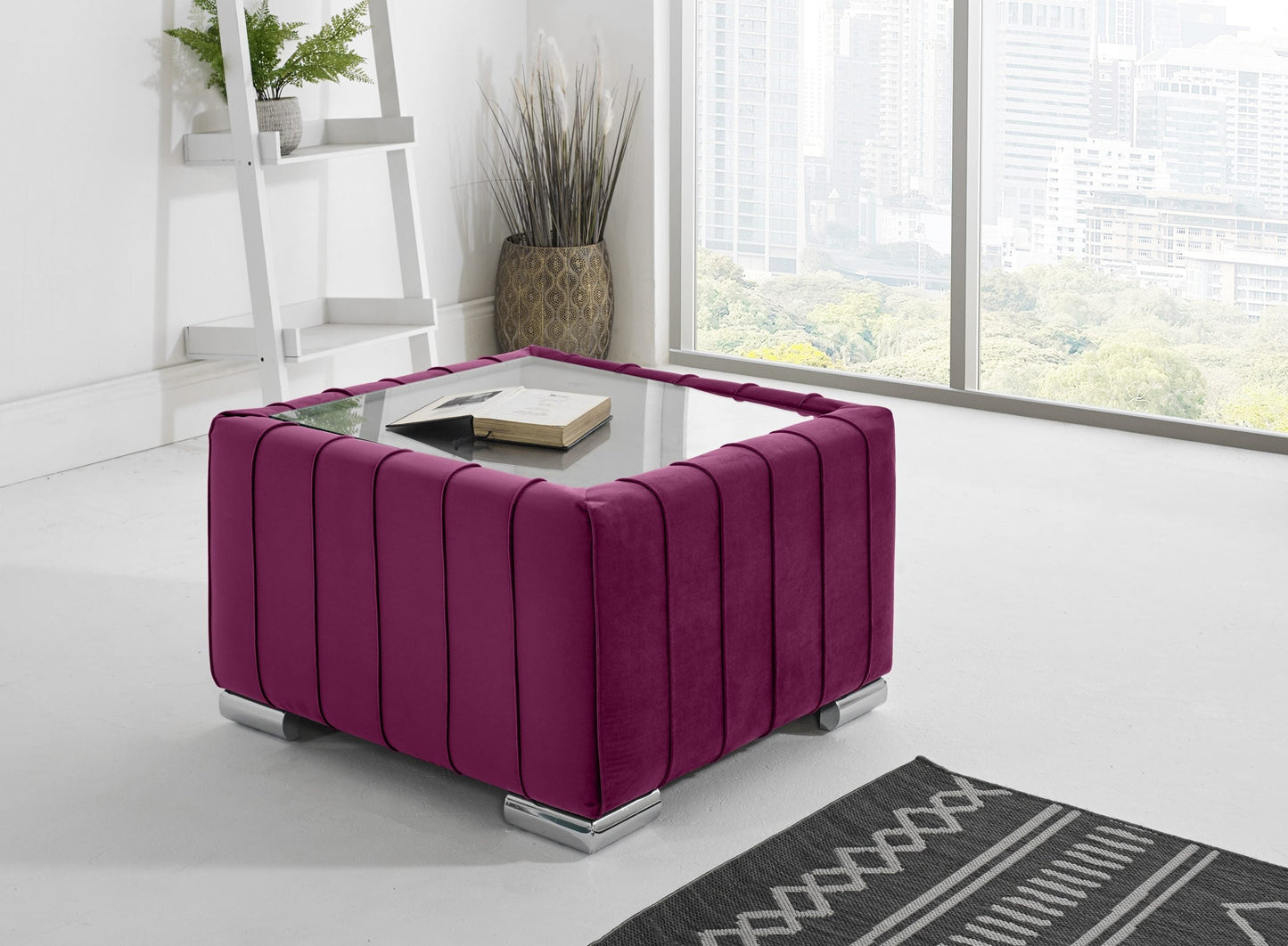 LILLY FULLBACK CORNER SOFA WITH PLUSH CUSHIONS