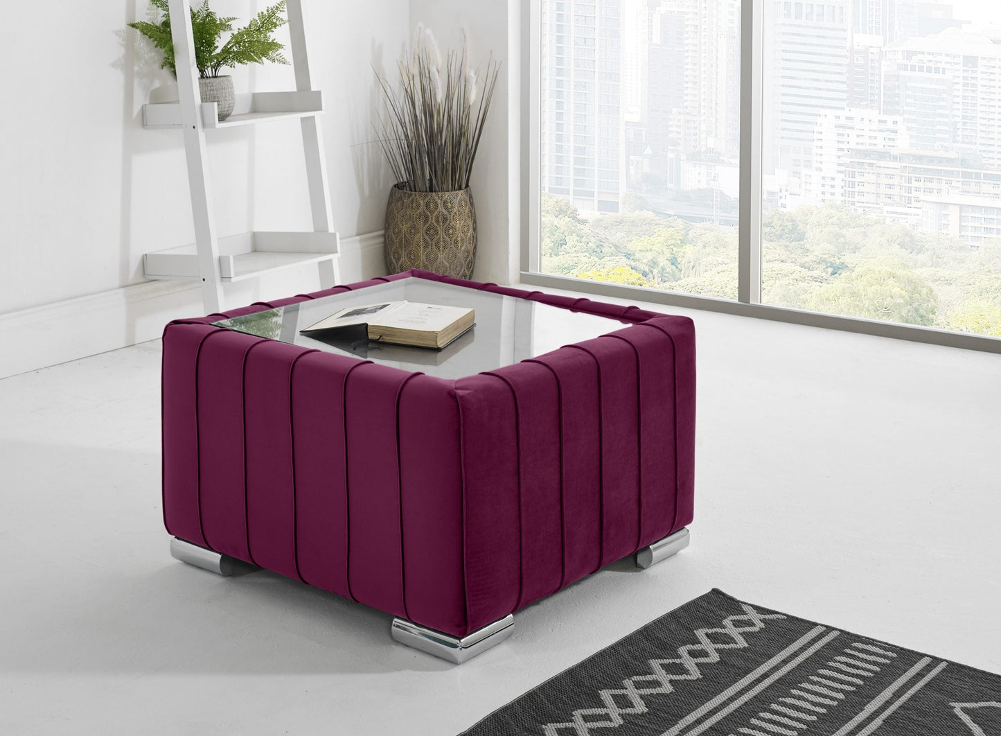 LILLY FULLBACK CORNER SOFA WITH PLUSH CUSHIONS