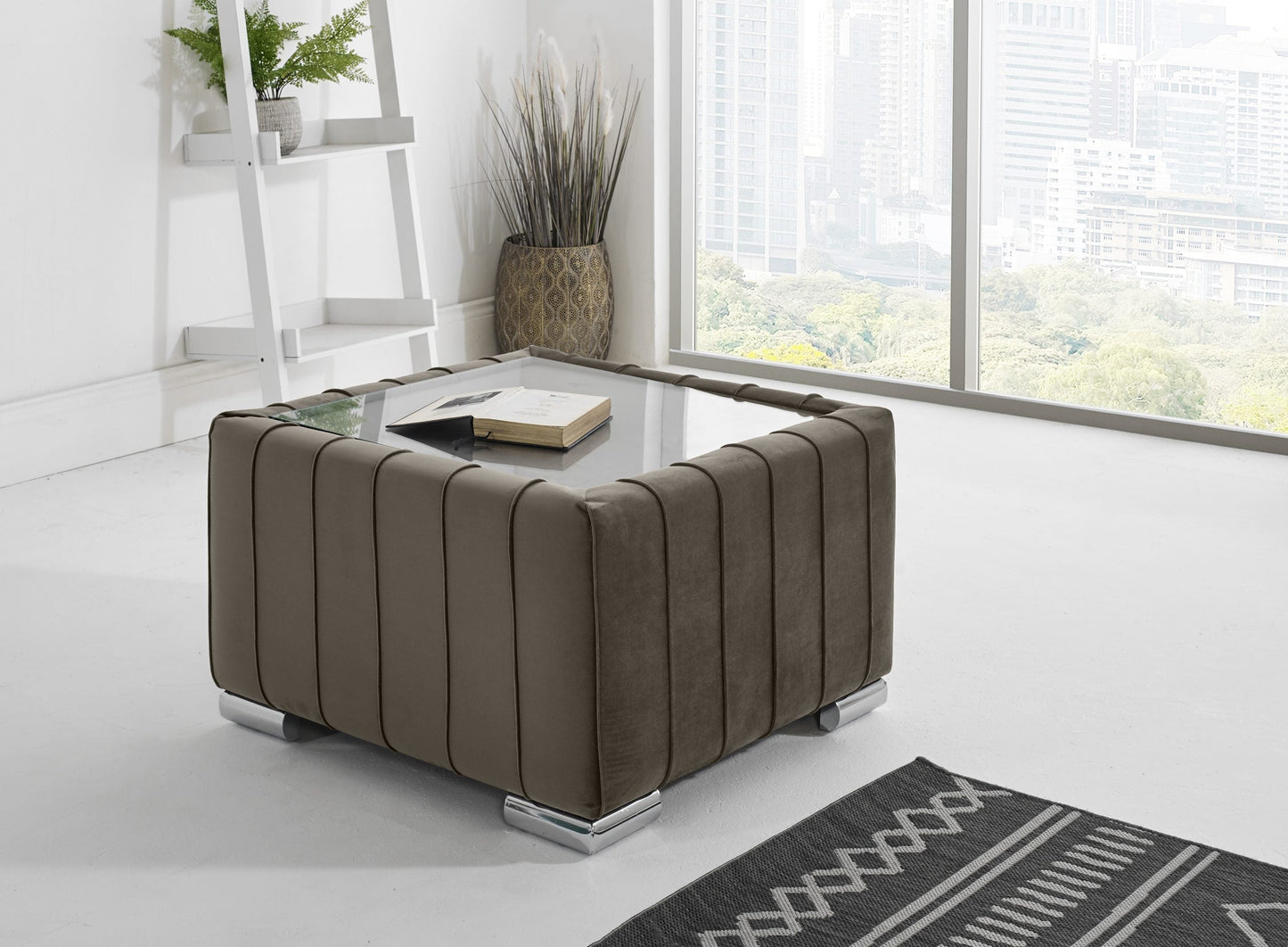 LILLY FULLBACK CORNER SOFA WITH PLUSH CUSHIONS