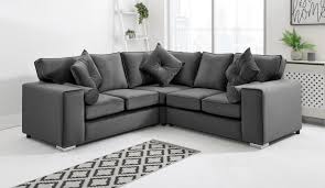 PLUSH VELVET LARGE CORNER SOFA WITH DUAL ARMREST